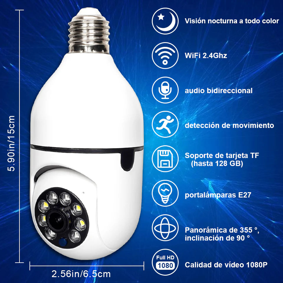 CAMARA AMPOLLETA WIFI