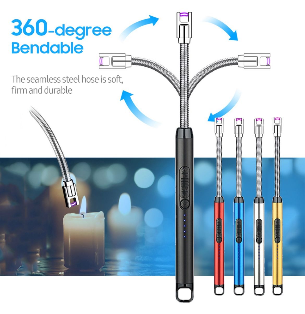 Encendedor Chispero Eléctrico USB