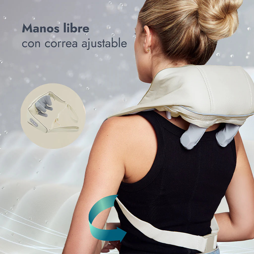 MASAJEADOR INALAMBRICO DE CUELLO HOMBROS