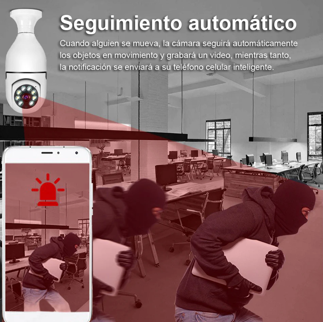 CAMARA AMPOLLETA WIFI