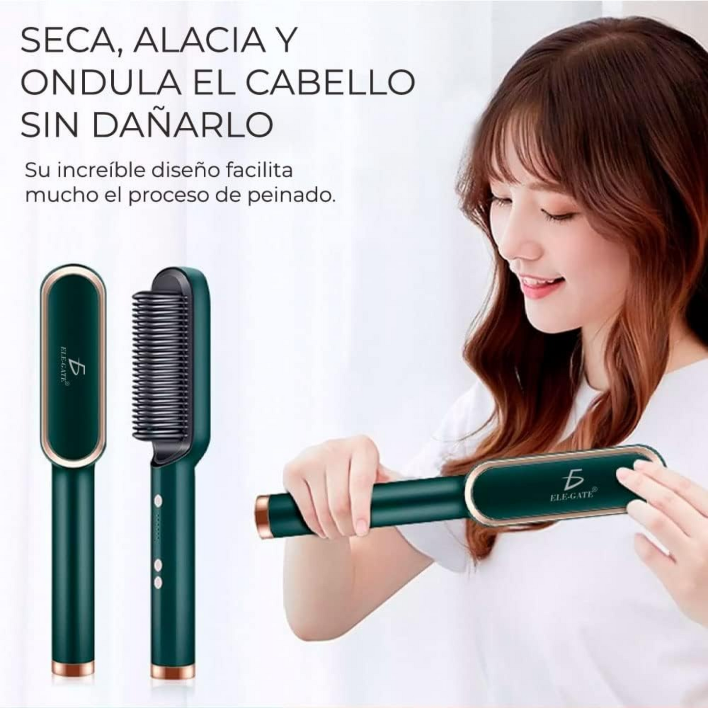 Cepillo Alisador Sleek Bivolt 3 en 1