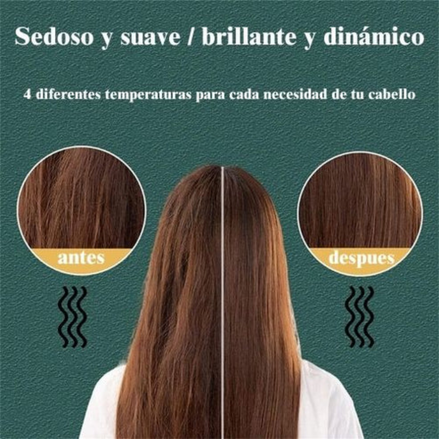 Cepillo Alisador Sleek Bivolt 3 en 1