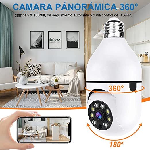 CAMARA AMPOLLETA WIFI