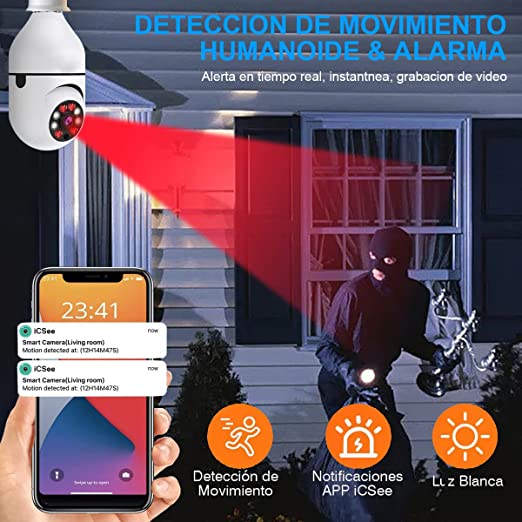 CAMARA AMPOLLETA WIFI