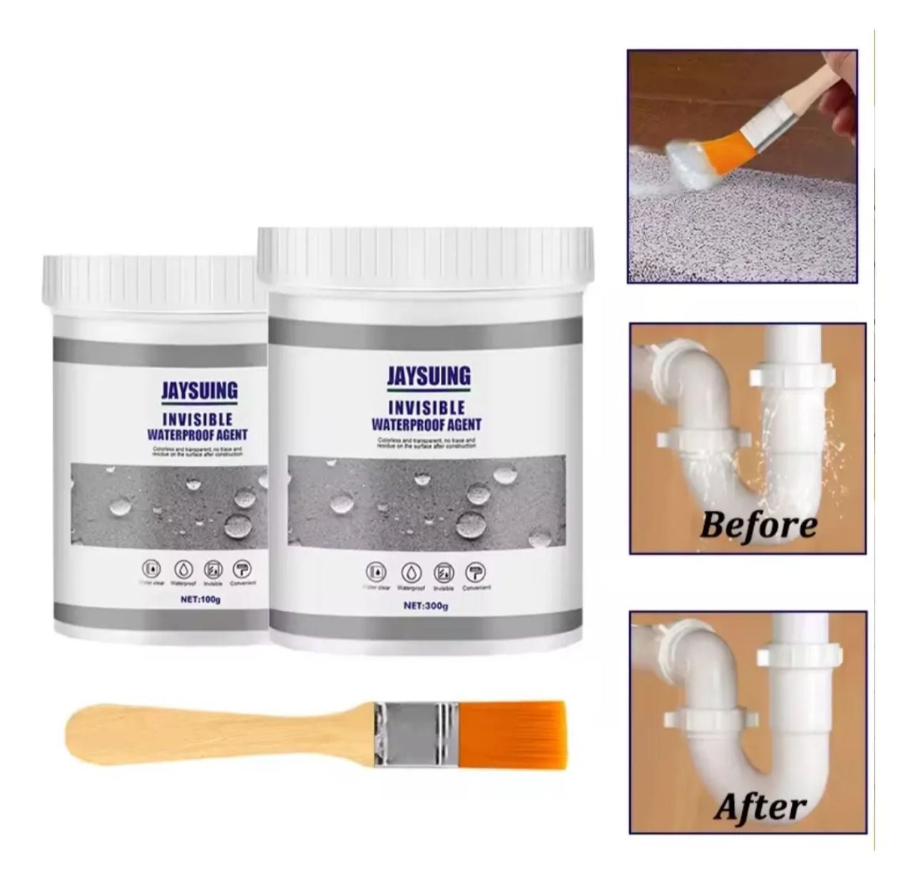Sellador Impermeable Brocha 500g