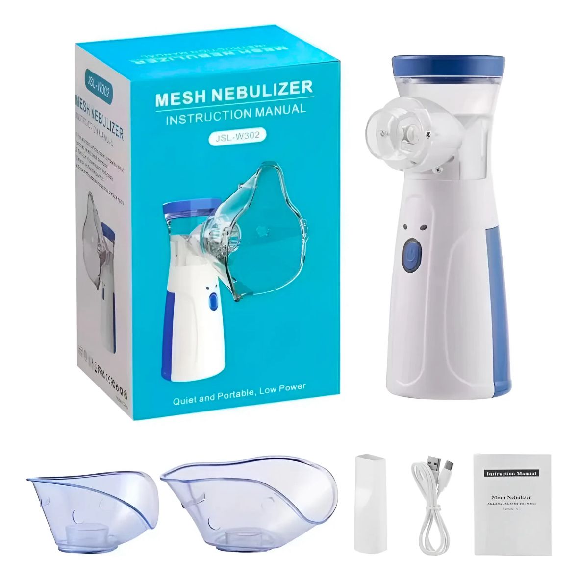 Nebulizador Ultrasónico Portátil JSL-W302 para Adulto y Niño 👨‍👩‍👧‍👦💨