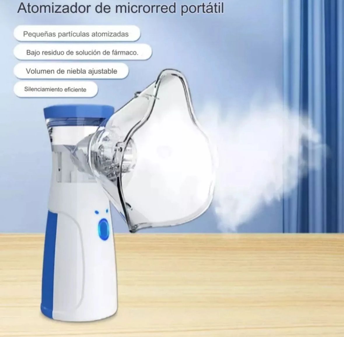 Nebulizador Ultrasónico Portátil JSL-W302 para Adulto y Niño 👨‍👩‍👧‍👦💨