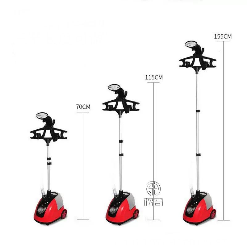 Plancha Vertical Vapor Vaporizador Roja