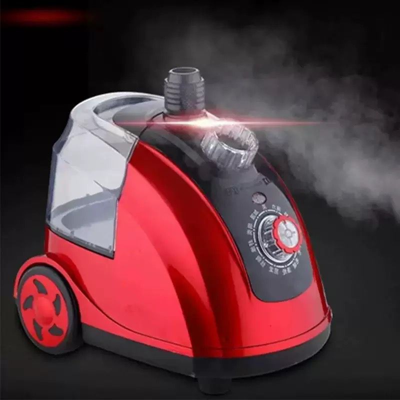 Plancha Vertical Vapor Vaporizador Roja
