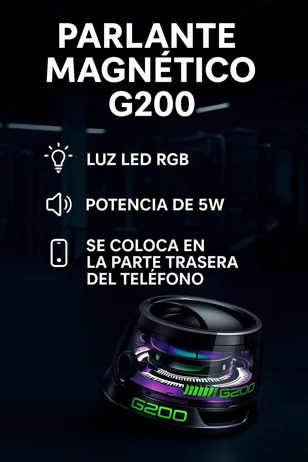 Parlante Portátil “MagBoom Pro