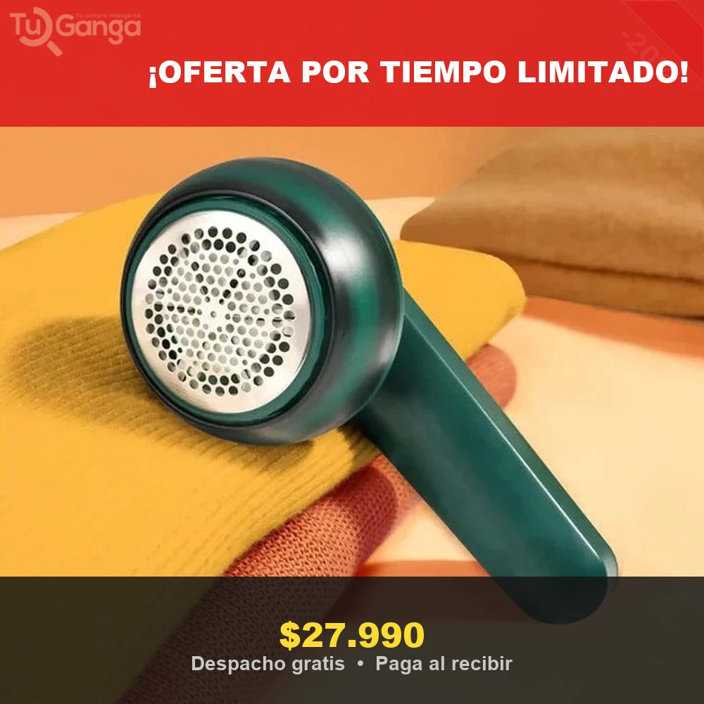 Removedor de pelusa eléctrico recargable