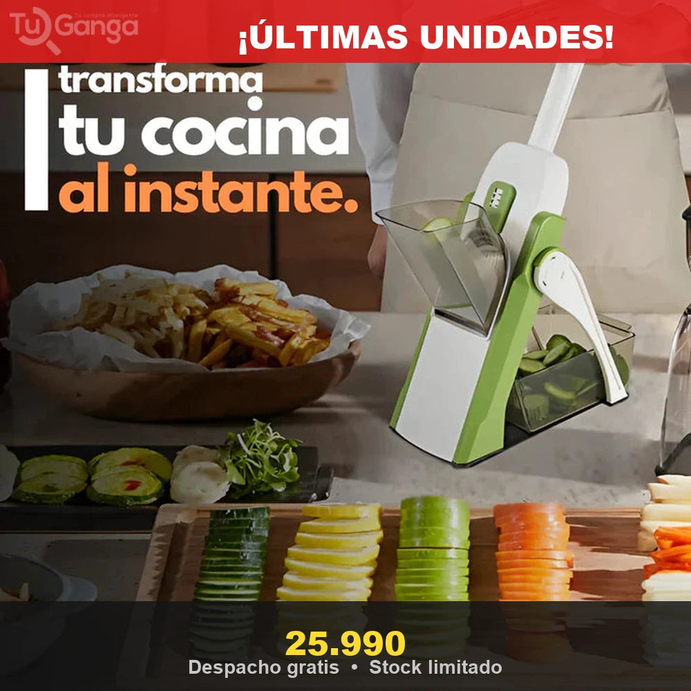 CORTADOR RALLADOR DE VERDURAS Y FRUTAS