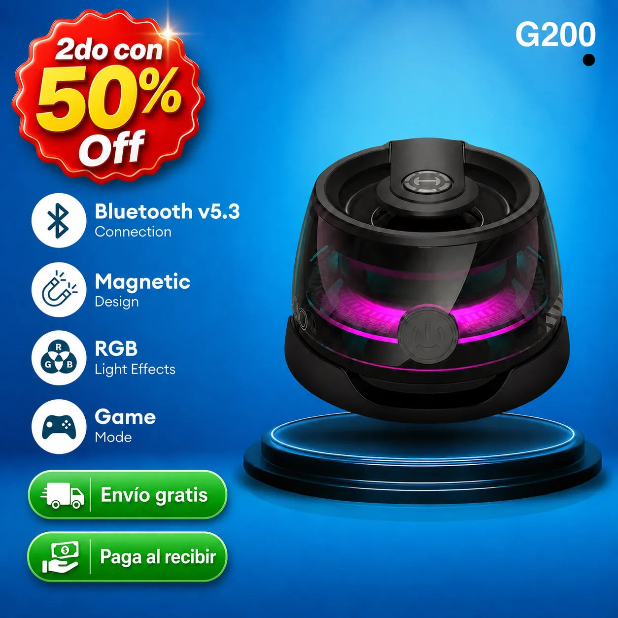 Parlante Portátil “MagBoom Pro
