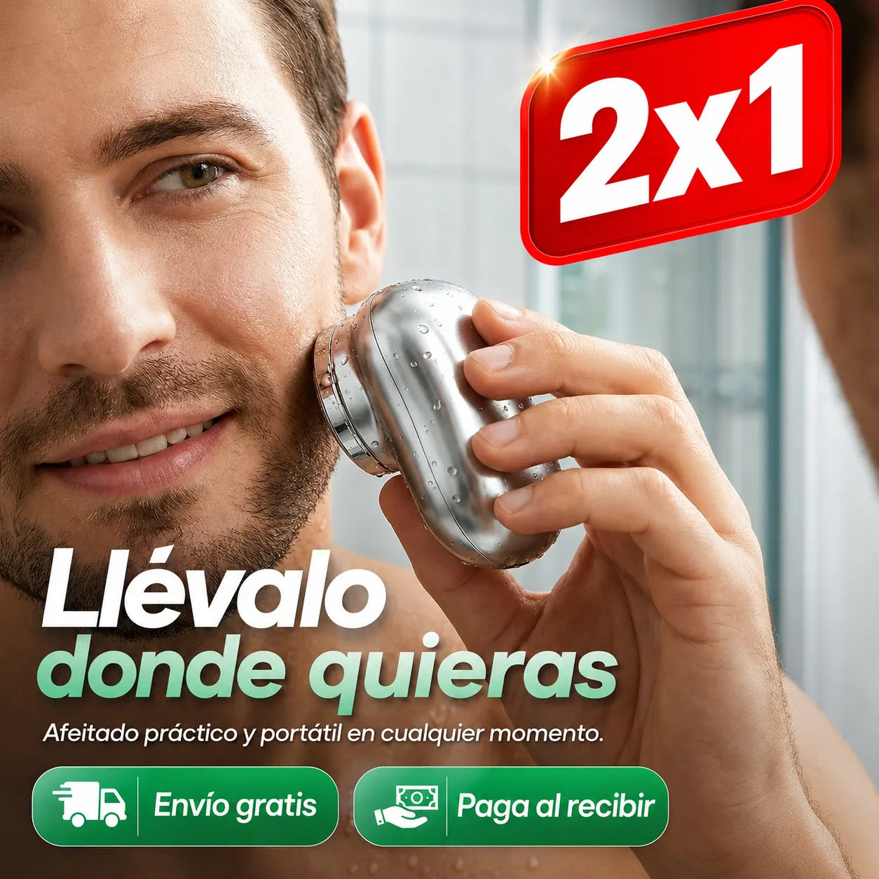 Mini Afeitadora Portátil Recargable