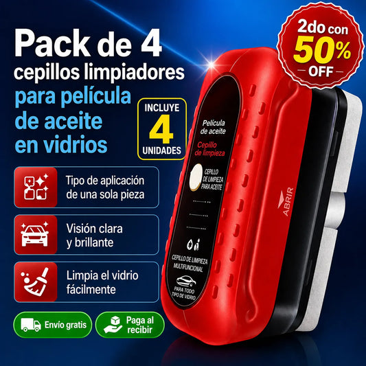 Pack 4 Cepillo Antiempañante Parabrisas