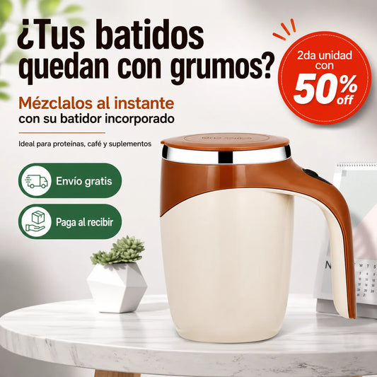 Vaso de Tasa Café Batidora Automático