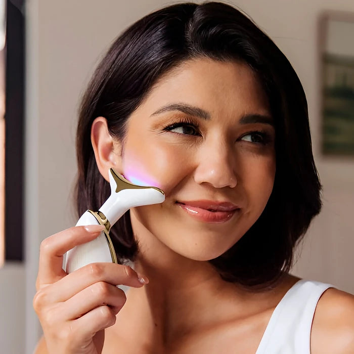 Masajeador Facial Cuello LED Antiedad
