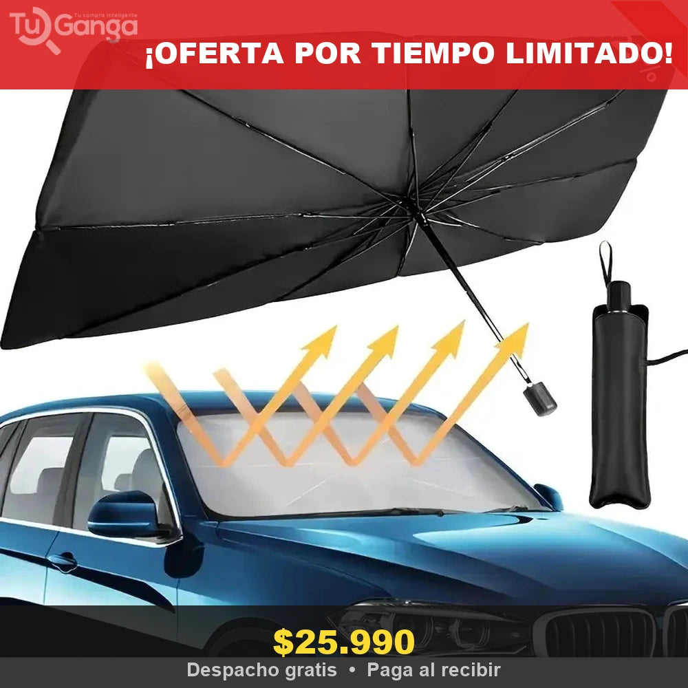 Sombrilla plegable para parabrisas - oferta TuGanga