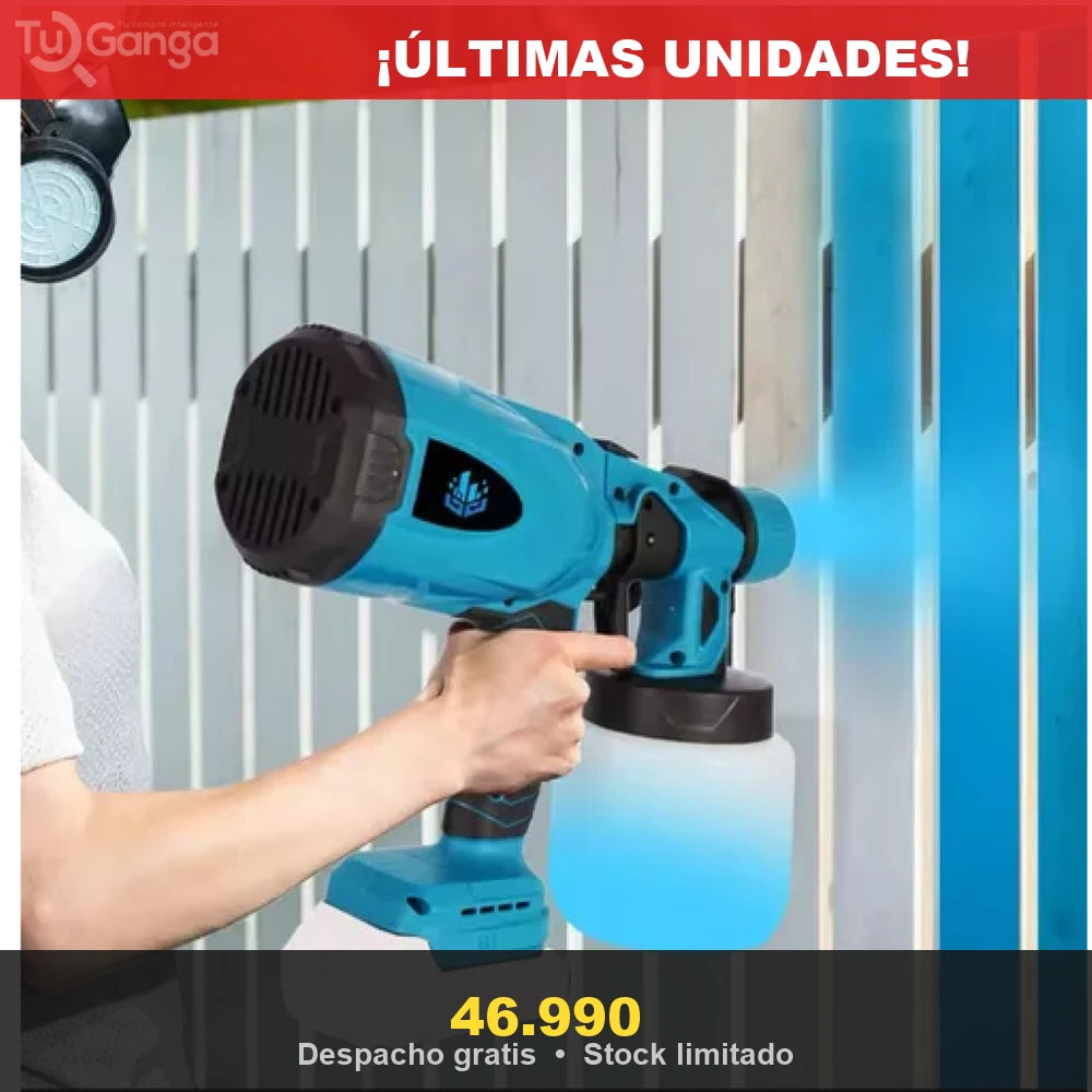 Pistola pintura inalambrica tasbel 2 bat