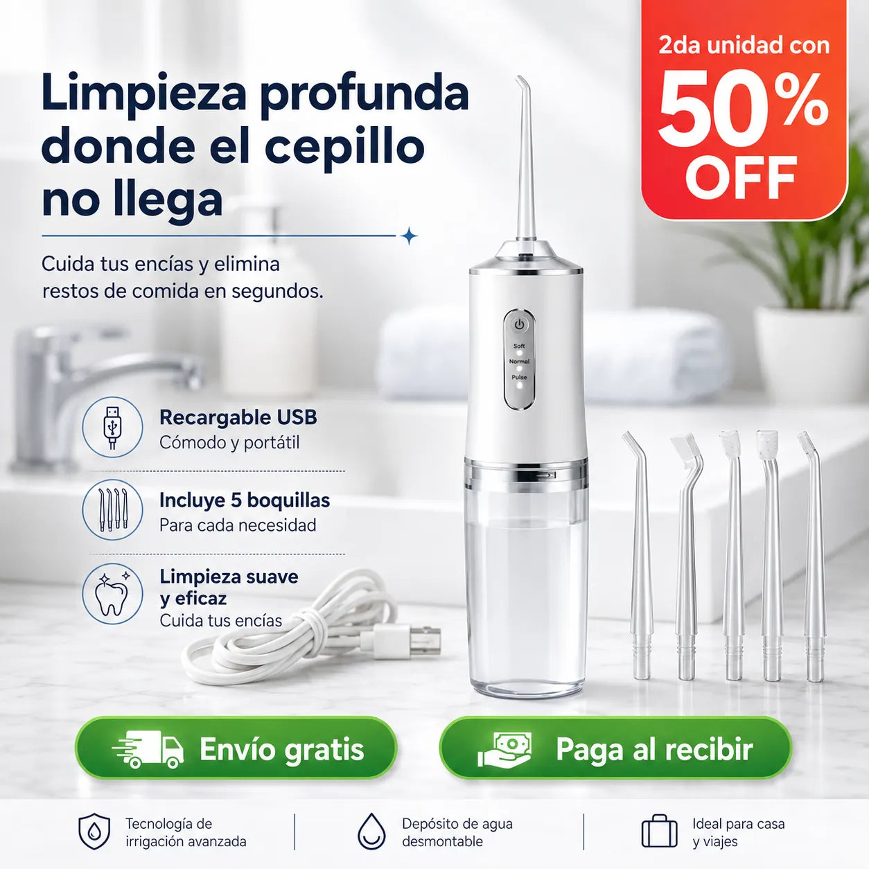 Irrigador bucal Relet Irrigador oral p