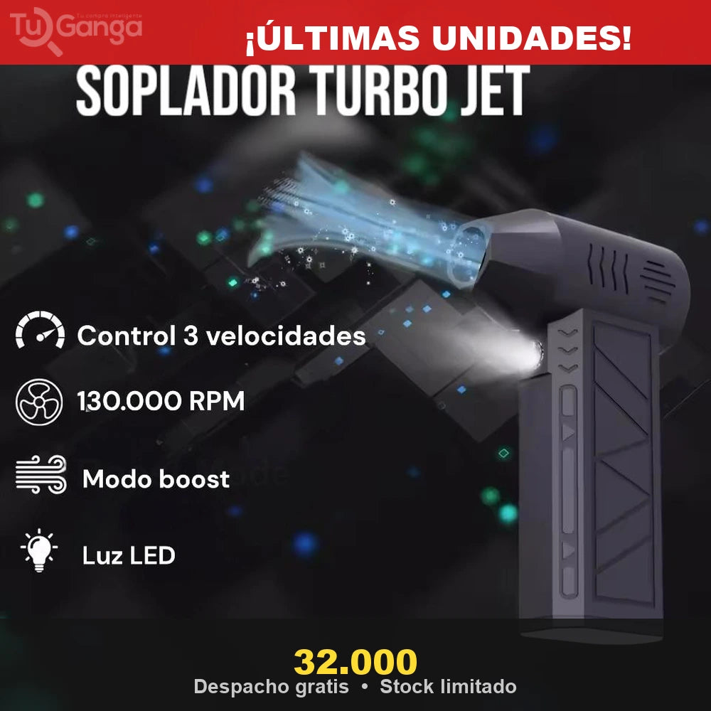 Soplador de Aire Turbo Jet de Alta Potencia 💨⚡