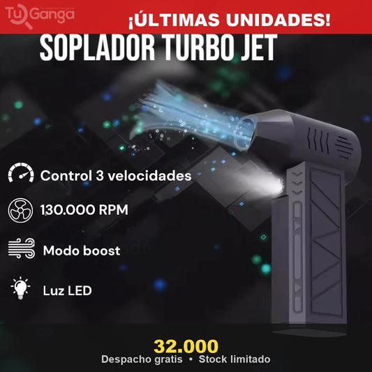 Soplador de Aire Turbo Jet de Alta Potencia 💨⚡